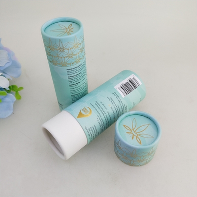 Wholesale Recyclable Paper Cans Packaging Cardboard Perfume Essential Oil Container Paper Tube