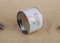 Salt Paper Tube Packaging Cylinder White Spice Packaging Box With Silver Movable Lid