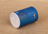 Plastic Shaker Top Paper Composite Cans / Paper Canisters For Salt Packaging