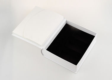 Cosmetics / Healthy Food / Gifts White Square Book Boxes With EVA Recycled Material