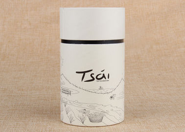 FDA Test Food Grade White Cardboard Paper Can Printing Logo