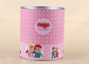 Pink Food Grade Kraft Paper Cans Packaging Aluminum Foil Liners Composite Can