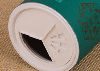 Plastic Shaker Lid Eco - Friendly Paper Composite Cans For Spice / Salt / Powder