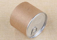 Kraft Paper Composite Cardboard Tube Containers Label Printing Nuts Packaging