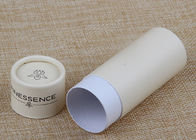 Light Yellow Food Grade Cardboard Paper Tube For Cosmetic Bottle Packaging