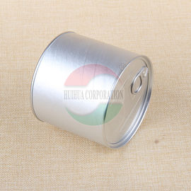 Silver Foil Label Paper Canister Food Paper Tube Packaging Aluminum Easy Open End