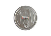 83mm Aluminium Silver Safe Easy Open Lid for Plastic Cans , Easy Open Ends