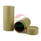 Eco - friendly Food Packaging Kraft Paper Tubes / Custom Postal Tubes