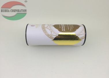 Anti-rust Movable Metal Lid Kraft Paper Tube Packaging For Coffee