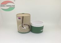 Custom Paper Box Straw Packaging / Matt Lamination Cardboard Cylinder Tubes