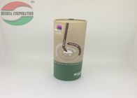 Custom Paper Box Straw Packaging / Matt Lamination Cardboard Cylinder Tubes