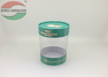 Clear Window Cardboard Paper Tube Packaging For Vacuum Cup ISO