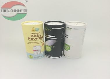 Tin Can packaging With Plastic Shaker Top Lids / Cardboard Paper Tubes