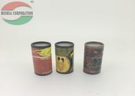 Customized Clear Plastic Window Top Paper Tube Packing Matchbox CMYK Printed