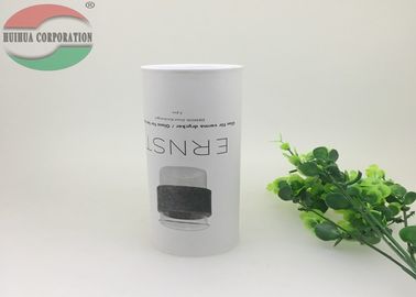 Paper Cylinder Containers / White Cardboard Tube For Glass Bottle Packaging