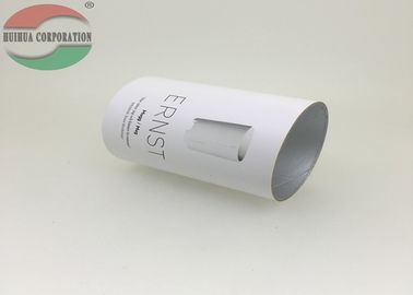 Paper Cylinder Containers / White Cardboard Tube For Glass Bottle Packaging