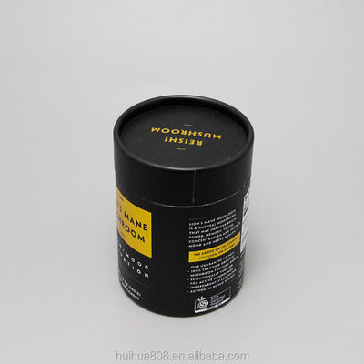 Biodegradable Foil Inner Paper Tube Can Packaging With Metal Cover