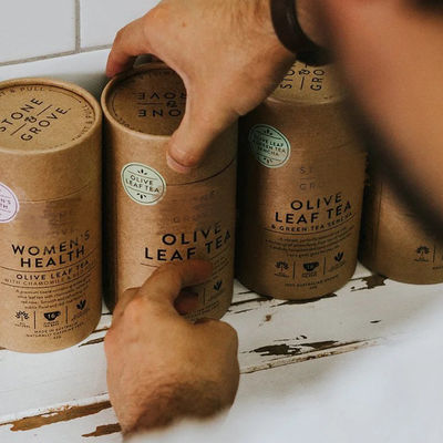 HUIHUA Wholesale China Factory Eco-Friendly Kraft Paper Tube For Tea Coffee Container