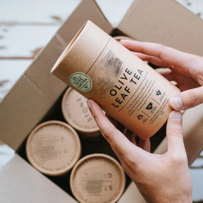 HUIHUA Wholesale China Factory Eco-Friendly Kraft Paper Tube For Tea Coffee Container