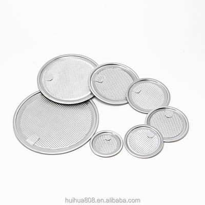 Internatonal Standard Size #209 #211 #300 #307 #401 #502 Aluminum Peel Off Easy Open Lids For Paper Tube Plastic Can