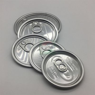 Internatonal Standard Size #209 #211 #300 #307 #401 #502 Aluminum Peel Off Total Open Easy Open Lids For Paper Tube Plastic Can
