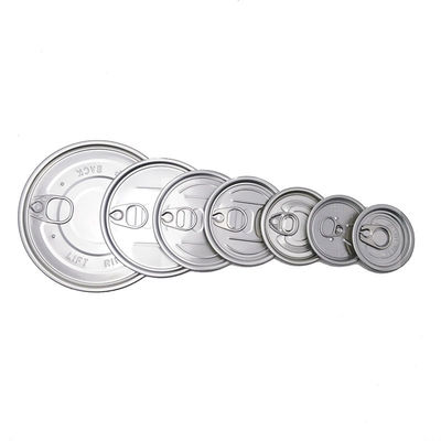 Internatonal Standard Size #209 #211 #300 #307 #401 #502 Aluminum Peel Off Total Open Easy Open Lids For Paper Tube Plastic Can