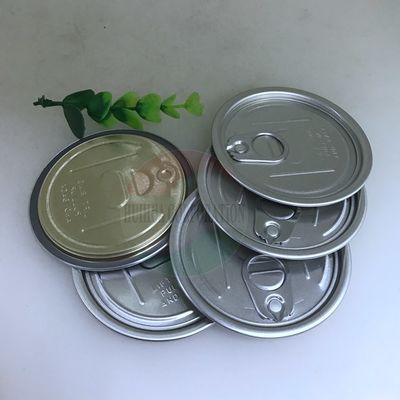 Internatonal Standard Size #209 #211 #300 #307 #401 #502 Aluminum Peel Off Total Open Easy Open Lids For Paper Tube Plastic Can