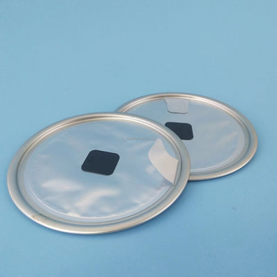 Standard Size Aluminum Peel Off With Degrassing Valve Air Valve For Paper Tube Paper Bag