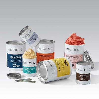 Customized Paper Tube Packaging Eco-Friendly Durable For Ice Cream Packaging