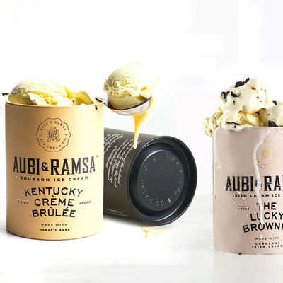 Customized Paper Tube Packaging Eco-Friendly Durable For Ice Cream Packaging