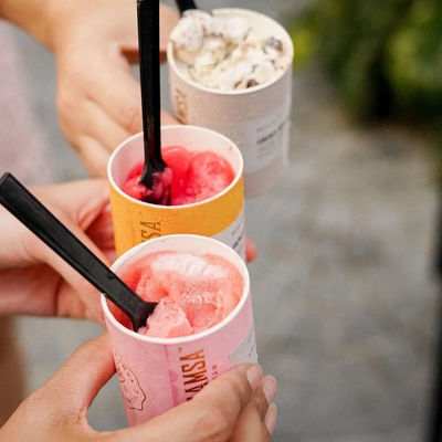 Customized Paper Tube Packaging Eco-Friendly Durable For Ice Cream Packaging