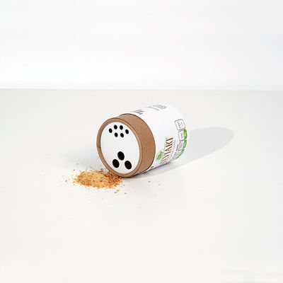 Eco-friendly Spice Paper Tube Packaging for Food Grade Tea Package Custom Size and Design Available FDA-SGS and ISO9001 Certified