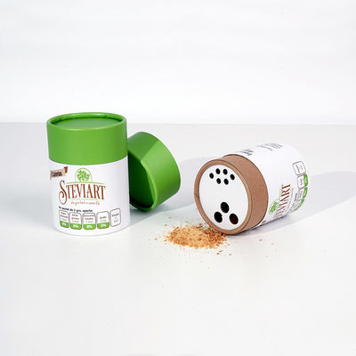 Eco-friendly Spice Paper Tube Packaging for Food Grade Tea Package Custom Size and Design Available FDA-SGS and ISO9001 Certified