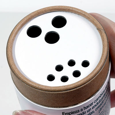 Eco-friendly Spice Paper Tube Packaging for Food Grade Tea Package Custom Size and Design Available FDA-SGS and ISO9001 Certified