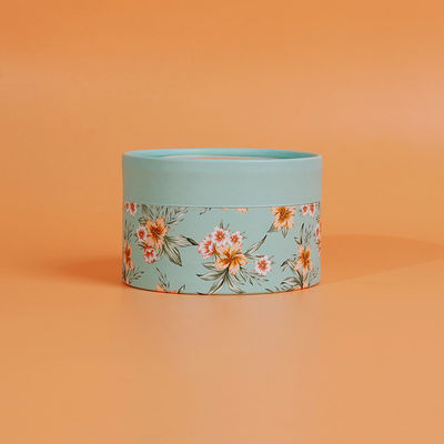 Open Window Cosmetic Puff Loose Powder Paper Tube Box for Beauty Packaging Skin Care Makeup Shaker Lid Paper Tube