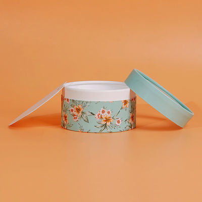 Open Window Cosmetic Puff Loose Powder Paper Tube Box for Beauty Packaging Skin Care Makeup Shaker Lid Paper Tube