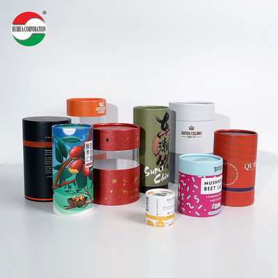 Biodegradable Eco Friendly Cosmetics Cylinder Tea Packaging Lipstick Cardboard Paper Tube Packaging