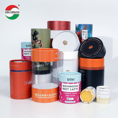 Biodegradable Eco Friendly Cosmetics Cylinder Tea Packaging Lipstick Cardboard Paper Tube Packaging