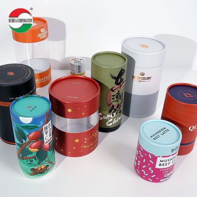 Biodegradable Eco Friendly Cosmetics Cylinder Tea Packaging Lipstick Cardboard Paper Tube Packaging