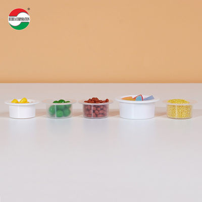 6oz Customize Logo Greek Yogurt Cups Single Wall Plastic Small Size Fruit Ice Cream Cups Lids PP Material for Snacks Chocolate