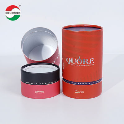 Eco-Friendly Food Grade Cardboard Cylinder Tube Packaging Material for Tea and Lipstick Packaging Custom Craft Design