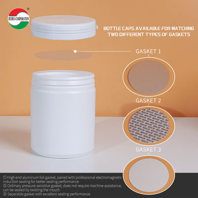 Plastic Jars Cans Container HDPE Plastic Bottles for Health Care Products Candies With Vitamin C Pet Food