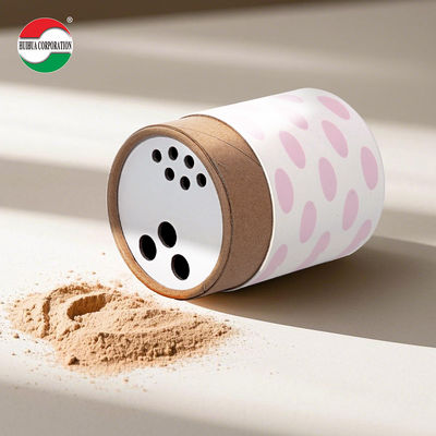 Environmental Biodegraded OEM Customized Kraft Paper Tube with Top Hole for Seasoning Spice Sault