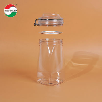 High End High Good Airtight Plastic PET Can with Iron Ring for Dried Meat Floss