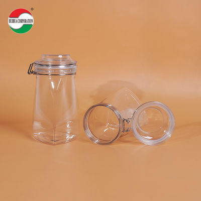High End High Good Airtight Plastic PET Can with Iron Ring for Dried Meat Floss