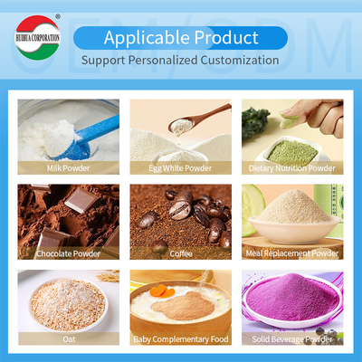 1200ml Factory Direct Recycled Food Grade Round PET Plastic Bottles Powder Jars Cans Milk Protein Powder Container