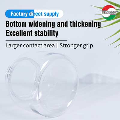 1200ml Factory Direct Recycled Food Grade Round PET Plastic Bottles Powder Jars Cans Milk Protein Powder Container