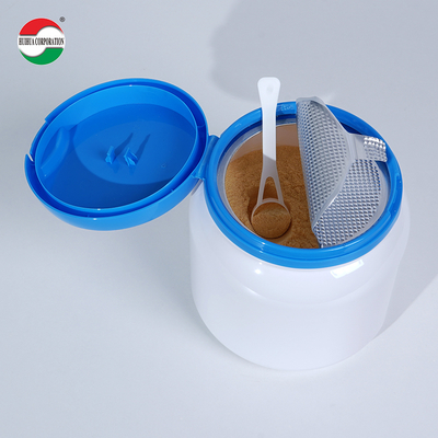 Recycled PET Food Grade Empty Plastic Bottles with Lids Packaging Candy Milk Protein Powder Container Screw Lids Powder Jar