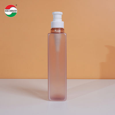 Clear PET Jars For Shampoo Shower Gel 500ml Plastic Bottle With Pump Press Lid Customized Service Available