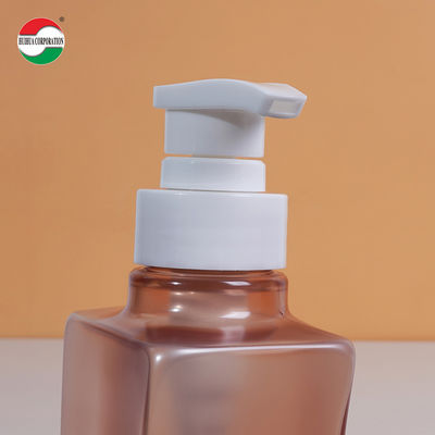 Clear PET Jars For Shampoo Shower Gel 500ml Plastic Bottle With Pump Press Lid Customized Service Available